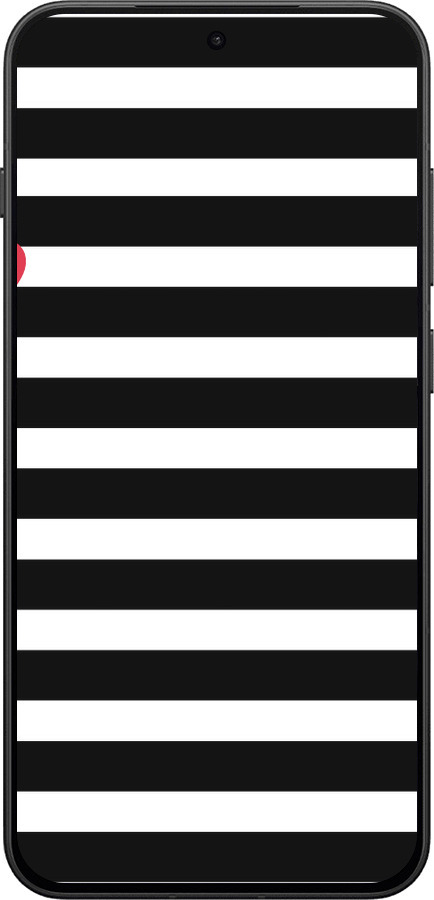 Силиконовый чехол Черно-белые полосы для OnePlus 13T 5G / 13S 5G - 4461u-4026 изображение 