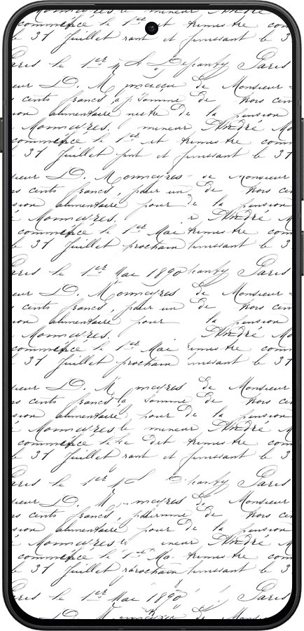 Силіконовий чехол Прописний шрифт  для OnePlus 13T 5G / 13S 5G - 4475u-4026 изображение 