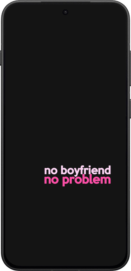 Силиконовый чехол no boyfriend no problem для OnePlus 13T 5G / 13S 5G - 4549u-4026 изображение 