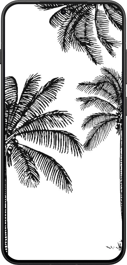 Силиконовый чехол Пальмы1 для OnePlus 13T 5G / 13S 5G - 4634u-4026 изображение 