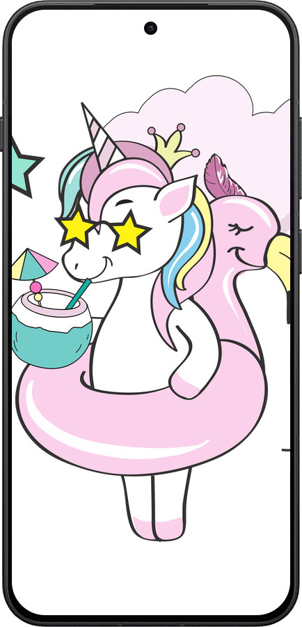 Силиконовый чехол Crown Unicorn для OnePlus 13T 5G / 13S 5G - 4660u-4026 изображение 