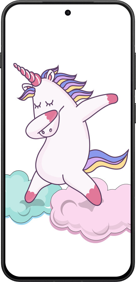 Силиконовый чехол Единорог для OnePlus 13T 5G / 13S 5G - 4702u-4026 изображение 