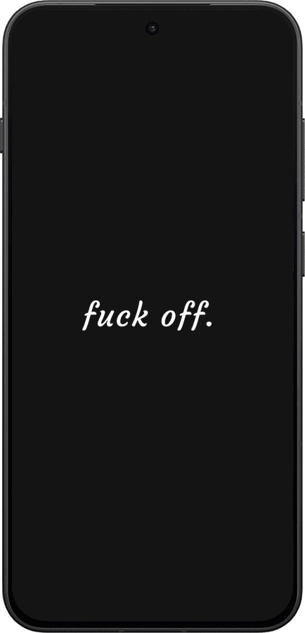 Силиконовый чехол Fuck off для OnePlus 13T 5G / 13S 5G - 4731u-4026 изображение 