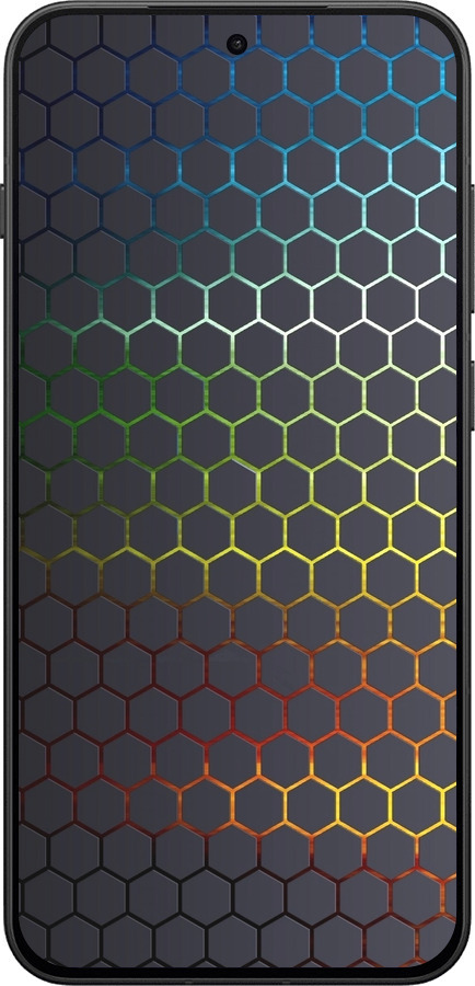 Силиконовый чехол Переливающиеся соты для OnePlus 13T 5G / 13S 5G - 498u-4026 изображение 