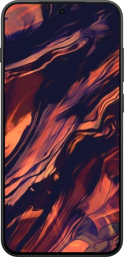 Силиконовый чехол Черно-оранжевая абстракция для OnePlus 13T 5G / 13S 5G - 5340u-4026 изображение 