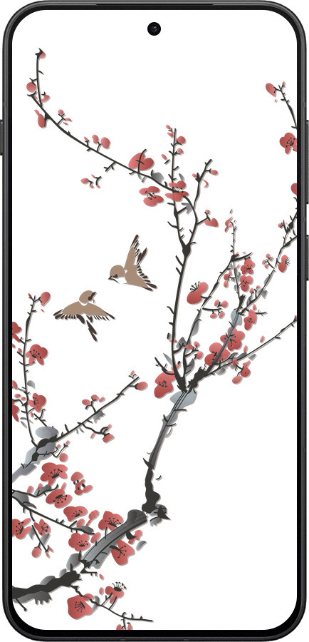 Силиконовый чехол Сакура v2 для OnePlus 13T 5G / 13S 5G - 5538u-4026 изображение 