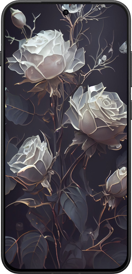 Силіконовий чехол Троянди 2 для OnePlus 13T 5G / 13S 5G - 5550u-4026 изображение 