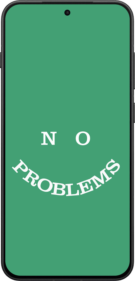 Силиконовый чехол No Problems для OnePlus 13T 5G / 13S 5G - 5573u-4026 изображение 