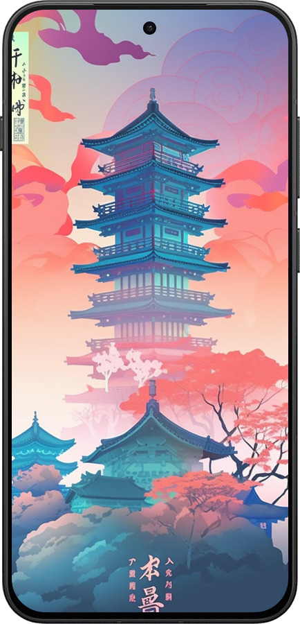 Силіконовий чехол Японія монастир для OnePlus 13T 5G / 13S 5G - 5590u-4026 изображение 