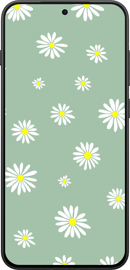 Силиконовый чехол Ромашки v4 для OnePlus 13T 5G / 13S 5G - 5603u-4026 изображение 