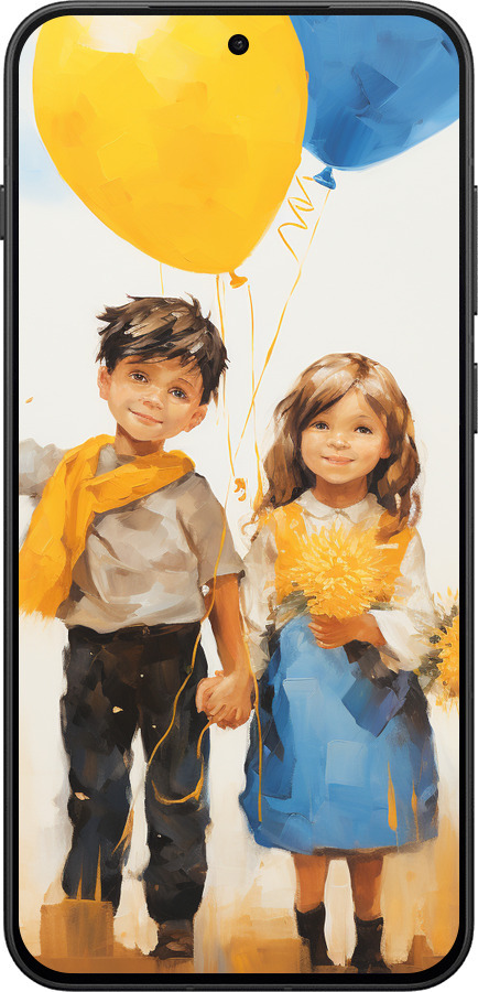 Силиконовый чехол Дети с шариками для OnePlus 13T 5G / 13S 5G - 5659u-4026 изображение 