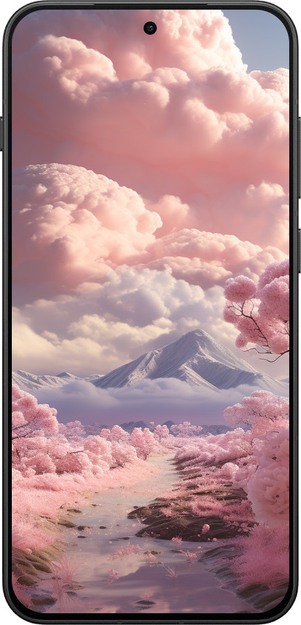 Силиконовый чехол Розовые облака для OnePlus 13T 5G / 13S 5G - 5660u-4026 изображение 