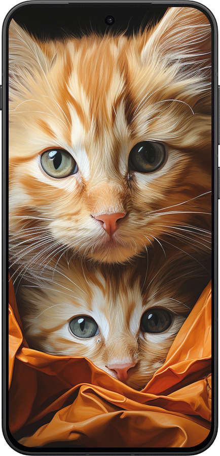 Силіконовий чехол Котики 2 для OnePlus 13T 5G / 13S 5G - 5664u-4026 изображение 