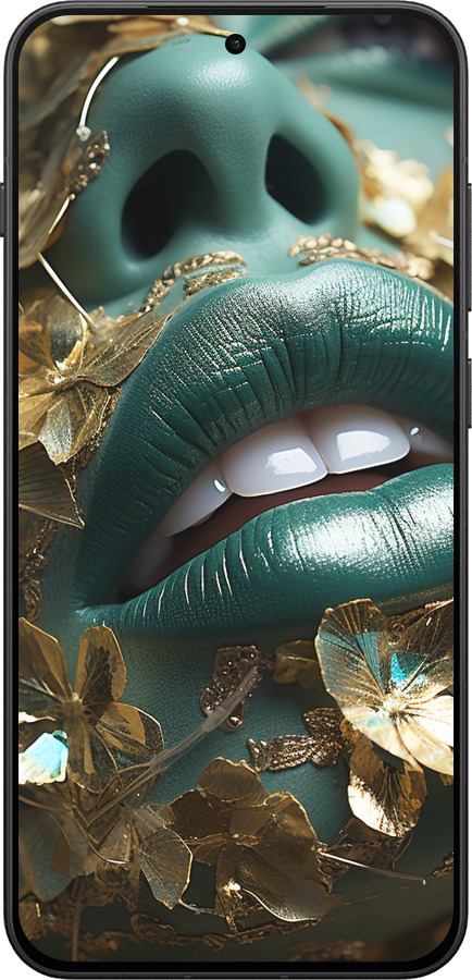 Силиконовый чехол Губы 2 для OnePlus 13T 5G / 13S 5G - 5667u-4026 изображение 