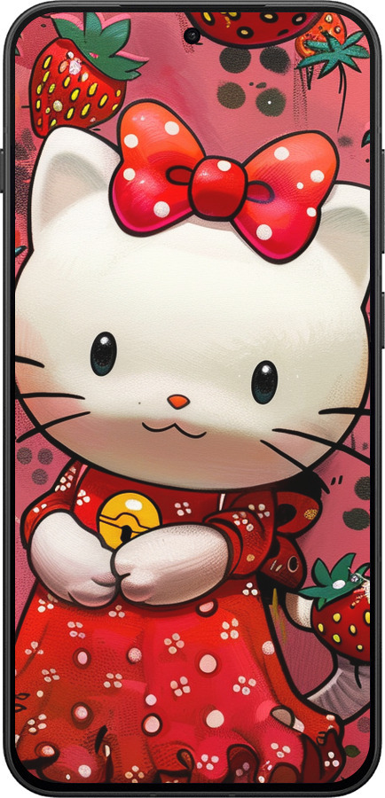 Силиконовый чехол hello kitty1 для OnePlus 13T 5G / 13S 5G - 6036u-4026 изображение 