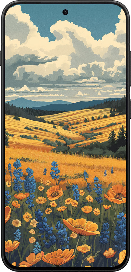 Силиконовый чехол Украинское поле для OnePlus 13T 5G / 13S 5G - 6082u-4026 изображение 