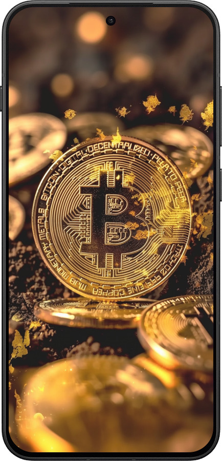 Силіконовий чехол Золота лихоманка біткойна для OnePlus 13T 5G / 13S 5G - 6089u-4026 изображение 