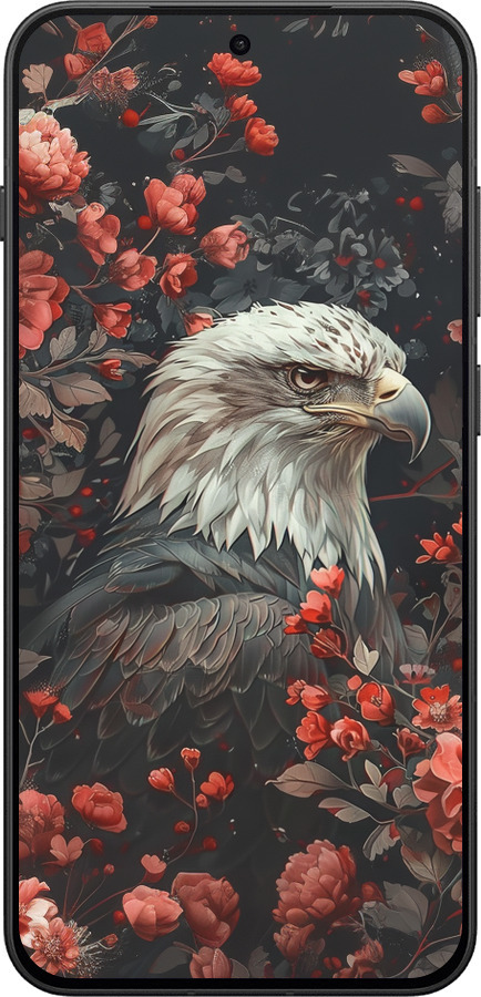 Силиконовый чехол Цветочный страж для OnePlus 13T 5G / 13S 5G - 6102u-4026 изображение 