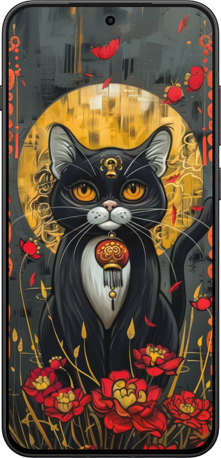 Силиконовый чехол China Cat для OnePlus 13T 5G / 13S 5G - 6134u-4026 изображение 