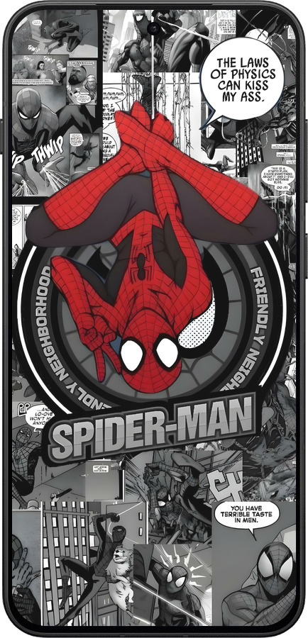 Силіконовий чехол Человек паук для OnePlus 13T 5G / 13S 5G - 6279u-4026 изображение 