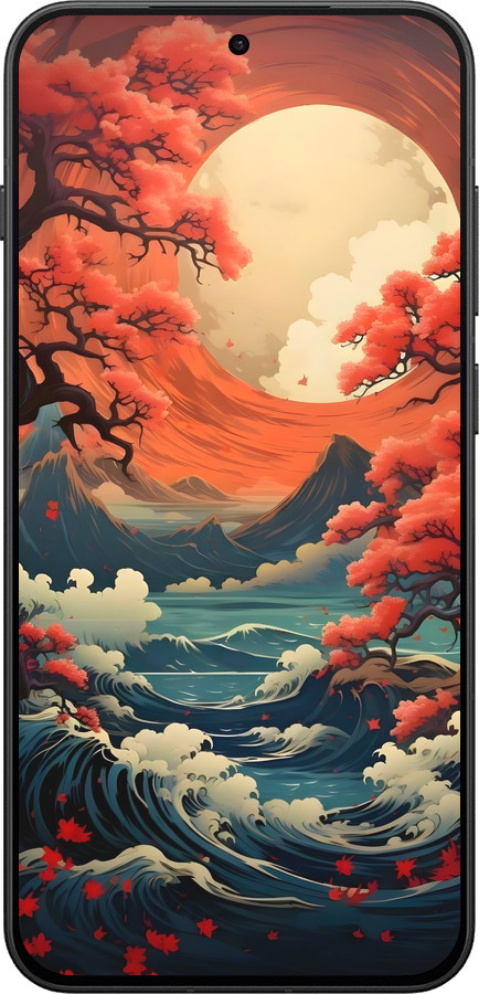 Силиконовый чехол Природа японии для OnePlus 13T 5G / 13S 5G - 6327u-4026 изображение 