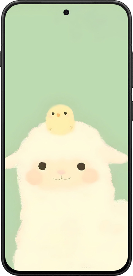 Силіконовий чехол Барашек и ципленок для OnePlus 13T 5G / 13S 5G - 6369u-4026 изображение 