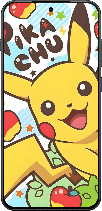 Силиконовый чехол Пикачу 2 для OnePlus 13T 5G / 13S 5G - 6391u-4026 изображение 