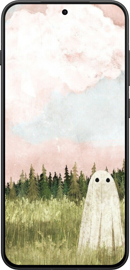 Силиконовый чехол Привидение для OnePlus 13T 5G / 13S 5G - 6401u-4026 изображение 