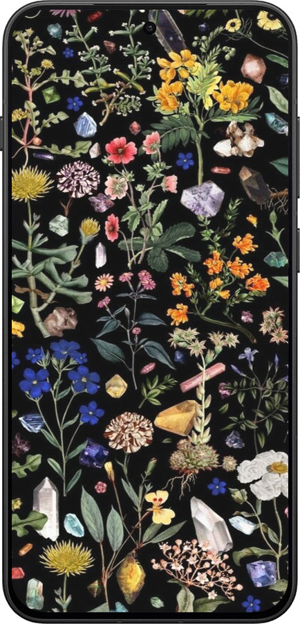 Силиконовый чехол С цветами для OnePlus 13T 5G / 13S 5G - 6422u-4026 изображение 