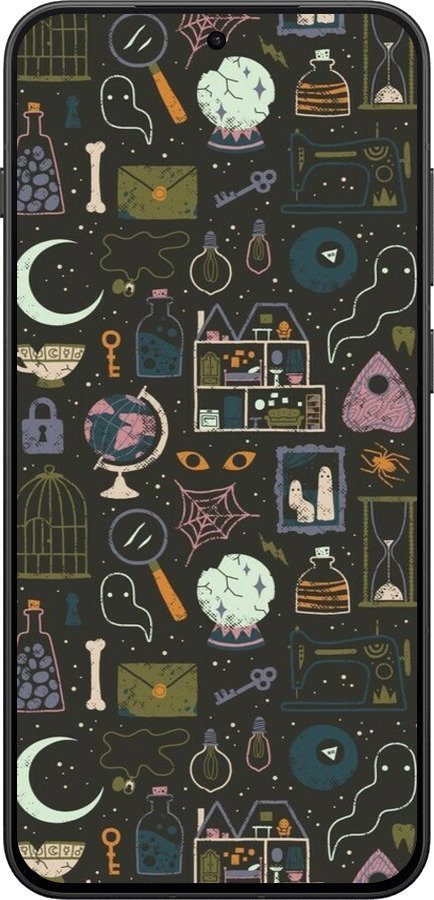 Силиконовый чехол Колдовской принт для OnePlus 13T 5G / 13S 5G - 6425u-4026 изображение 