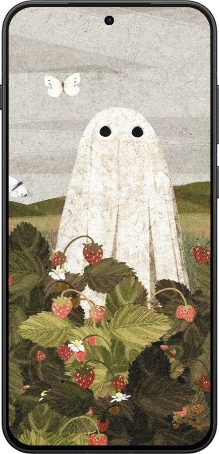 Силиконовый чехол Клубничные поля и привидения для OnePlus 13T 5G / 13S 5G - 6426u-4026 изображение 