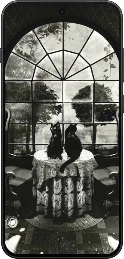 Силиконовый чехол Череп и коты для OnePlus 13T 5G / 13S 5G - 6432u-4026 изображение 