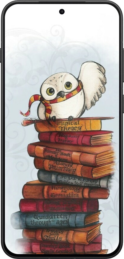 Силиконовый чехол Сова и книги для OnePlus 13T 5G / 13S 5G - 6436u-4026 изображение 