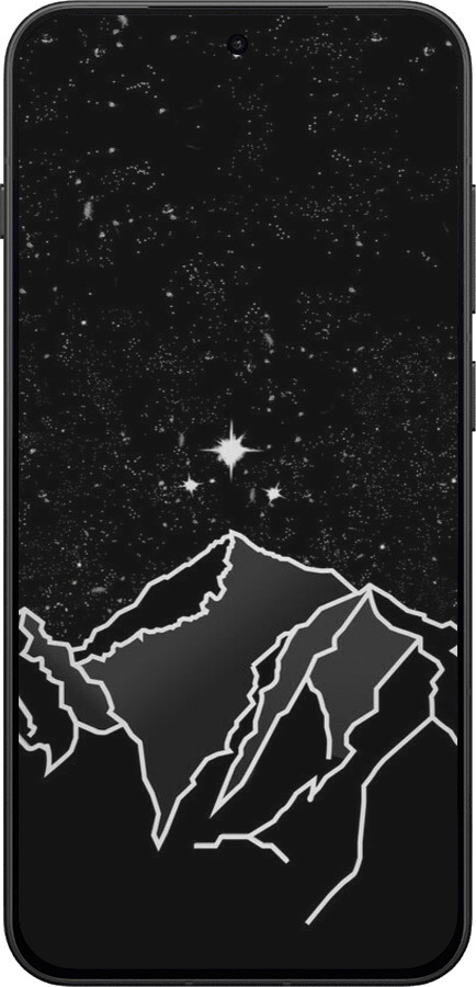 Силіконовий чехол Мінімалістичний гірський краєвид для OnePlus 13T 5G / 13S 5G - 6438u-4026 изображение 