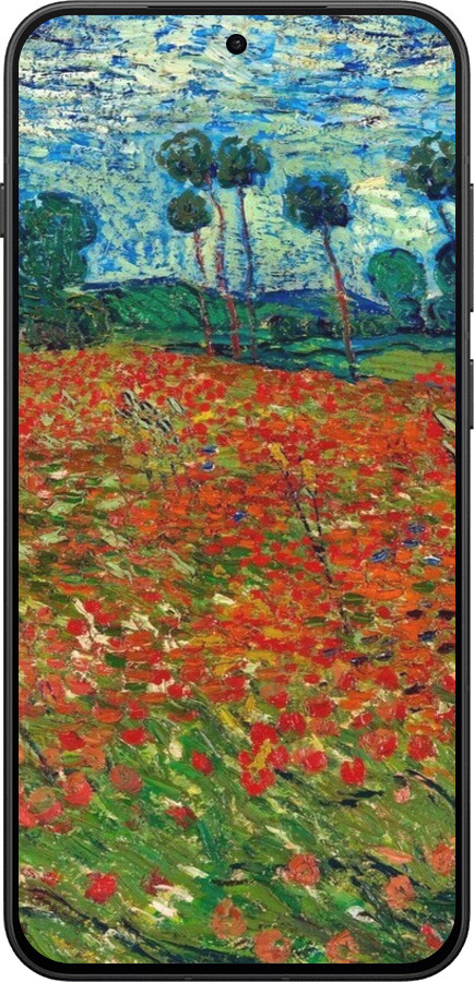 Силиконовый чехол Винсент Ван Гог-Маковое поле для OnePlus 13T 5G / 13S 5G - 6466u-4026 изображение 