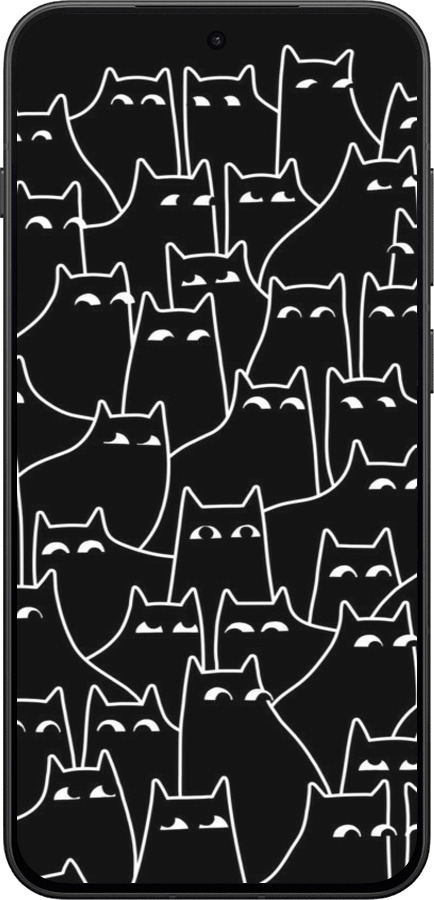 Силиконовый чехол С изображением кошек для OnePlus 13T 5G / 13S 5G - 6470u-4026 изображение 