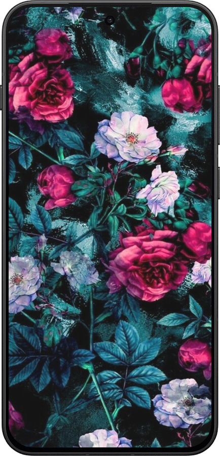 Силиконовый чехол Сад и розы для OnePlus 13T 5G / 13S 5G - 6483u-4026 изображение 