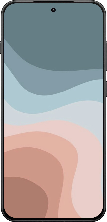 Силиконовый чехол С синими и розовыми волнами в стиле ретро для OnePlus 13T 5G / 13S 5G - 6532u-4026 изображение 