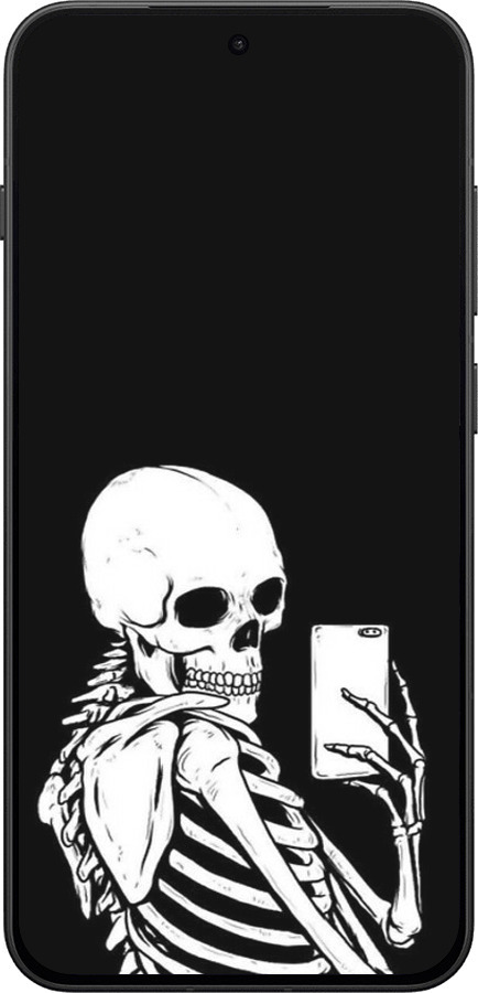 Силіконовий чехол Скелет робить Selfie для OnePlus 13T 5G / 13S 5G - 6535u-4026 изображение 