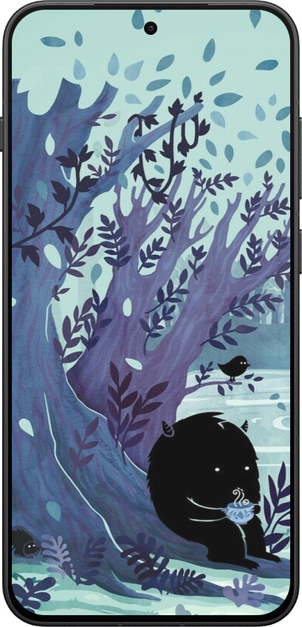 Силиконовый чехол Арт принт Тихое место чая для OnePlus 13T 5G / 13S 5G - 6544u-4026 изображение 