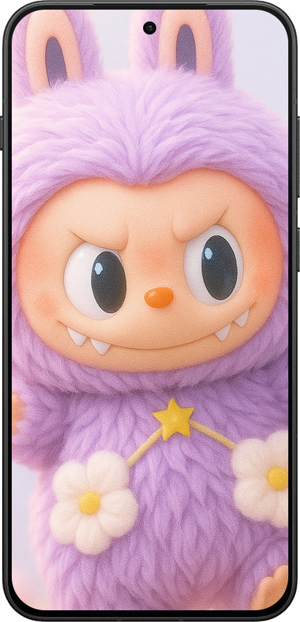 Силиконовый чехол Лабубу для OnePlus 13T 5G / 13S 5G - 6708u-4026 изображение 