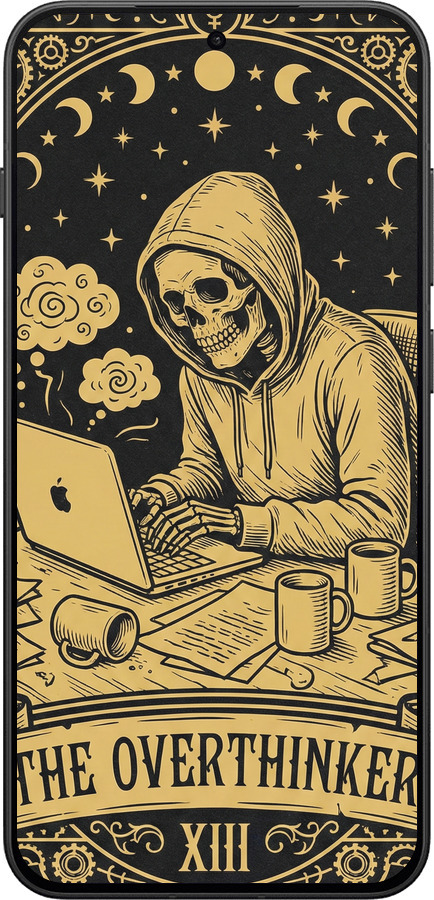 Силиконовый чехол The Overthinker для OnePlus 13T 5G / 13S 5G - 6774u-4026 изображение 