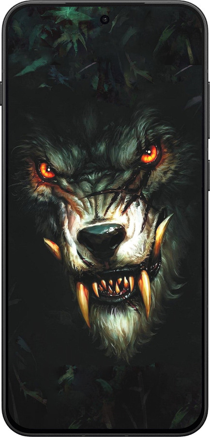 Силиконовый чехол Дьявольский волк для OnePlus 13T 5G / 13S 5G - 833u-4026 изображение 
