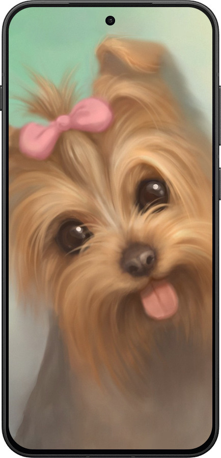 Силиконовый чехол Нарисованный йоркширский терьер для OnePlus 13T 5G / 13S 5G - 928u-4026 изображение 