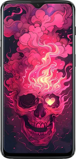 TPU чехол Череп арт для OnePlus 6T - 6385b-1587 изображение 