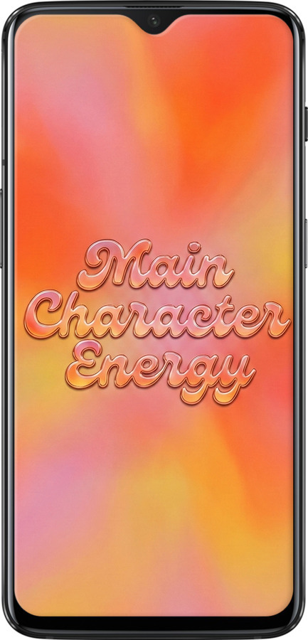 TPU чехол Aura Gradient Main Character Energy Aesthetic Y2K для OnePlus 6T - 6783b-1587 изображение 