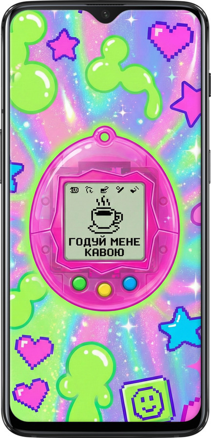 TPU чехол Y2K Aesthetic Retro Pet: Годуй мене кавою для OnePlus 6T - 6784b-1587 изображение 