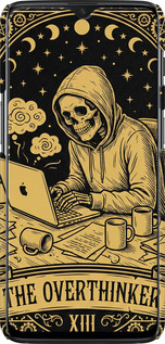 3D пластиковый матовый чехол The Overthinker для OnePlus 6T - 6774m-1587 изображение 