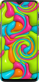 3D пластиковый матовый чехол Y2K Jelly Dream для OnePlus 6T - 6780m-1587 изображение 