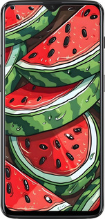 2D пластиковый чехол Арбуз для OnePlus 6T - 6315t-1587 изображение 